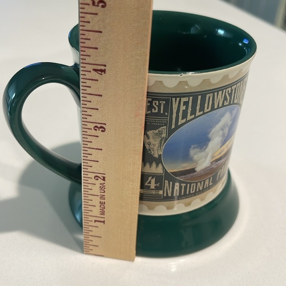 YELLOWSTONE National Park-Ceramic Mug. EUC & Very Sturdy Design With Wide Base. - Picture 2 of 9